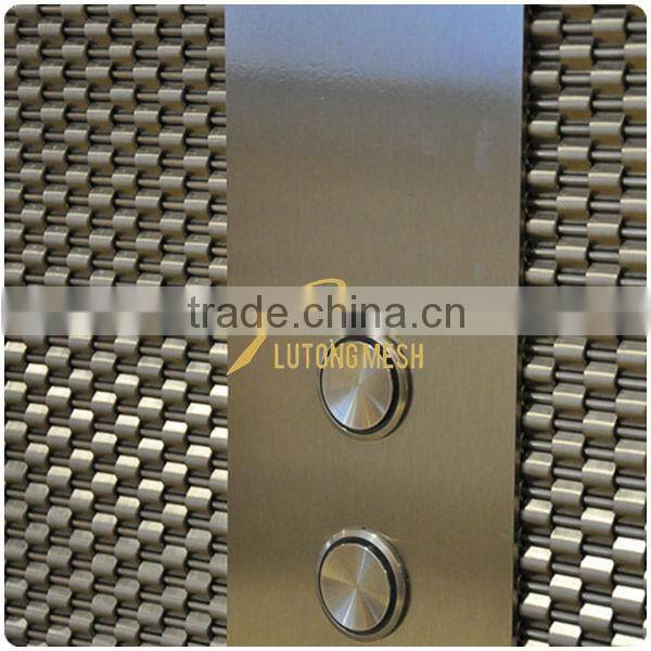 wire mesh for elevator cab interiors decoration