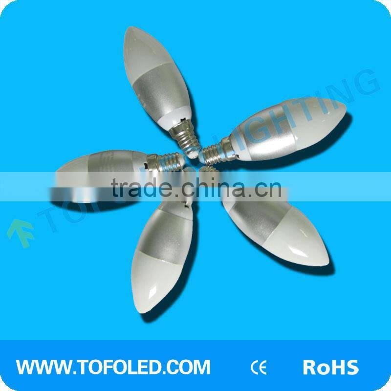 4w/5w/6w e14 led candle bulb