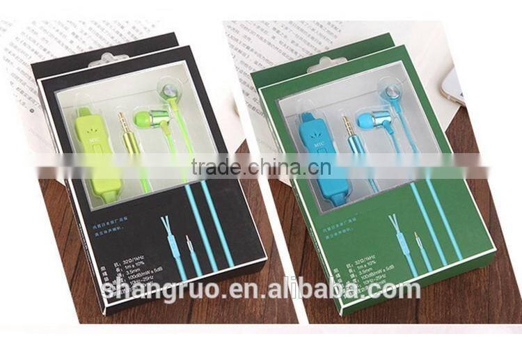 Best selling universal multi-color glowing In-Ear led headset with flashing laser