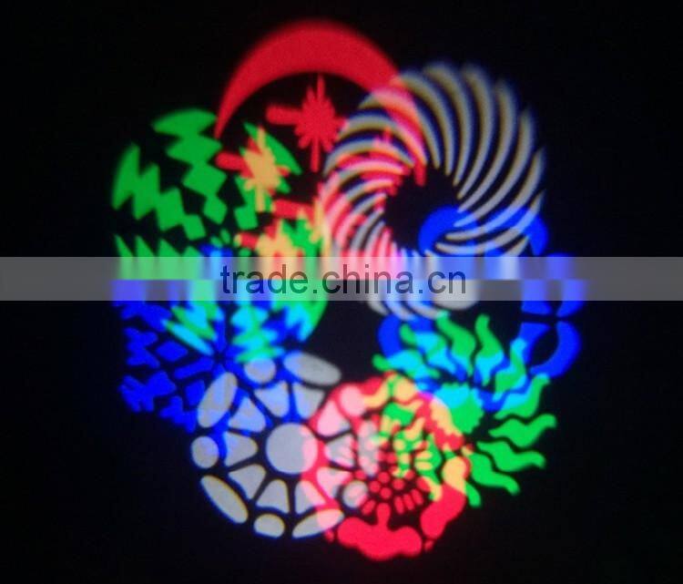 Three Years Warranty DMX 7CH 8 Eyes Rotate Pattern RGBW 8*3w LED Effect Light