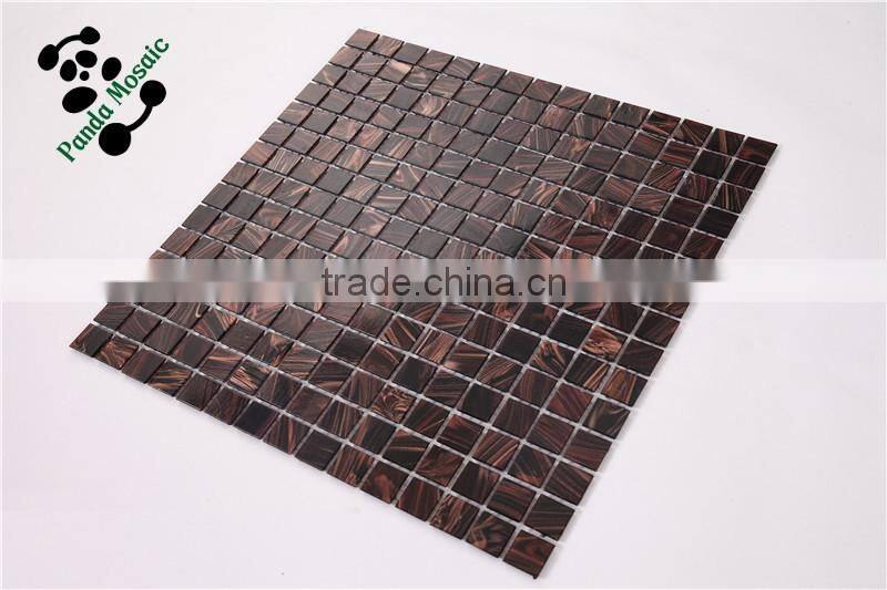 SMH06 Kitchen wall tiling Beautiful mosaic patterns Gold line wall mosaic