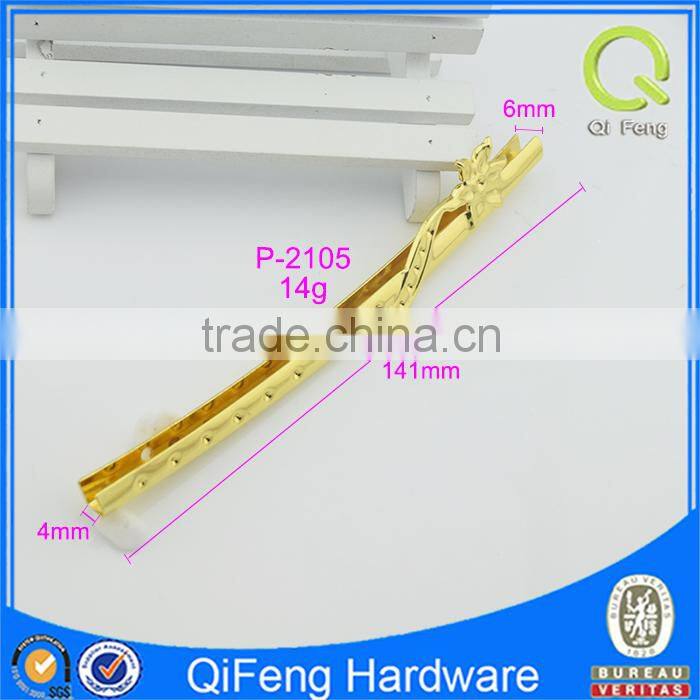 Luxury gold color metal handbag frame different size purse metal frame P-1994