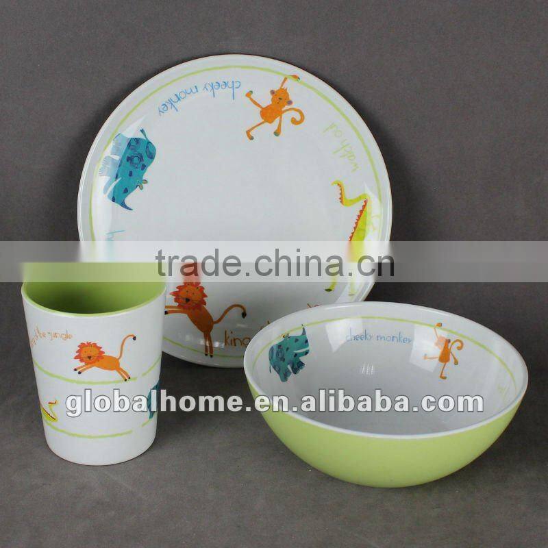 Christmas design melamine dinner set