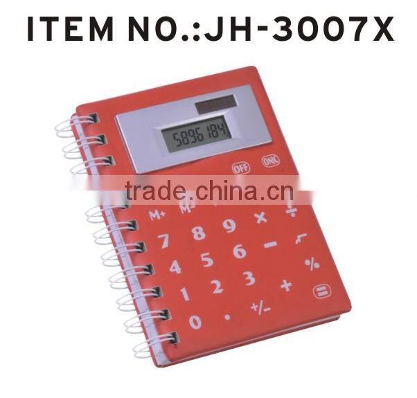 2016 solar power calculator A5 size notebook with calculator