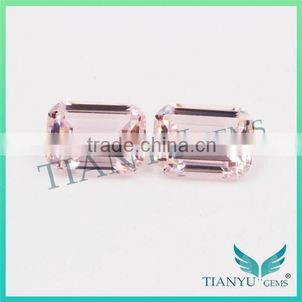 Gems Stone for Jewelry Synthetic #28 Emerald Cut Nano Sital Gemstone Price