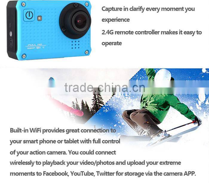 Hd 5 million pixels wide Angle lens loop video waterproof wifi camera car camera recorder