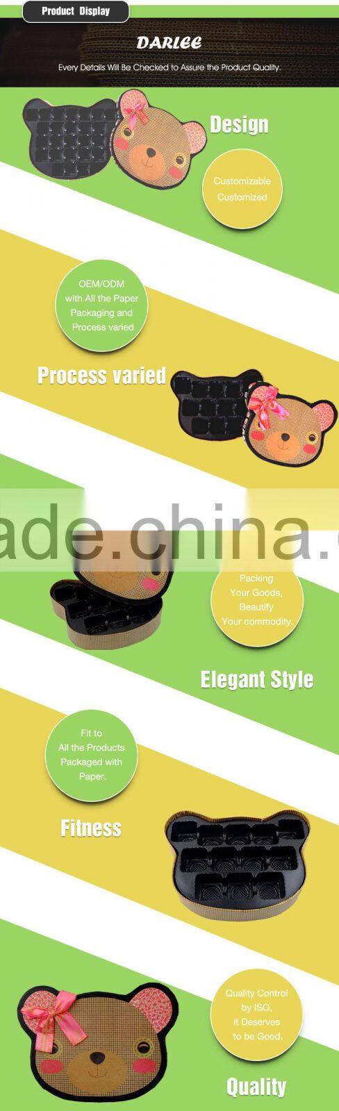 Recycled custom printed handmade paper christmas fancy baby sweet box