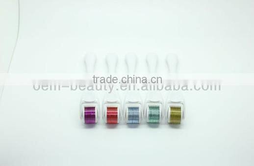 2016 best selling products micro needle pen 540 microneedle derma roller / facial and skin derma rollers skin care