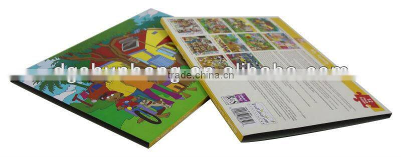 forest wooden puzzle paper sleeve packaging