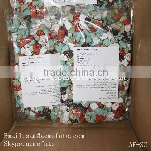multi colored chocolate stone shaped