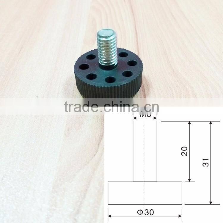 Furniture Leg Hardware Plastic Adjustable Feet for Furniture