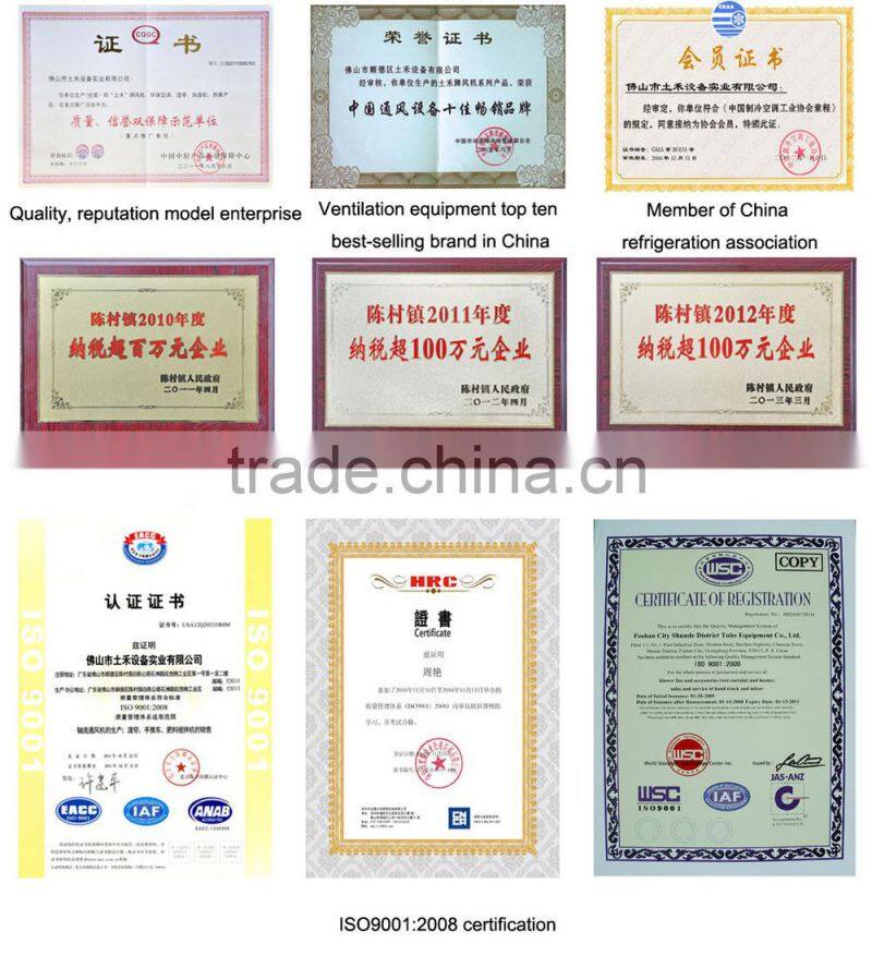 Ventilation fan China supplier industrial axial fans