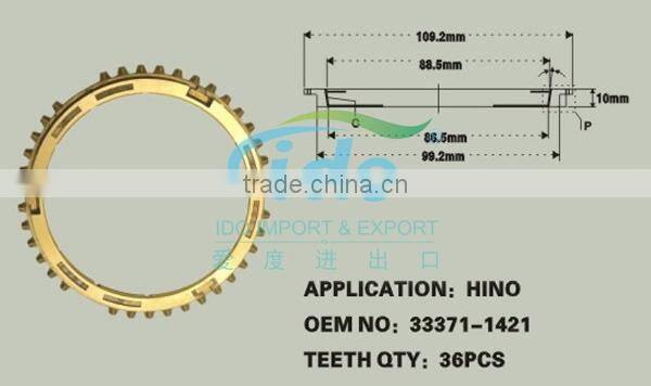 Sychronizer Ring for HINO H1431 FB112 33371-1421