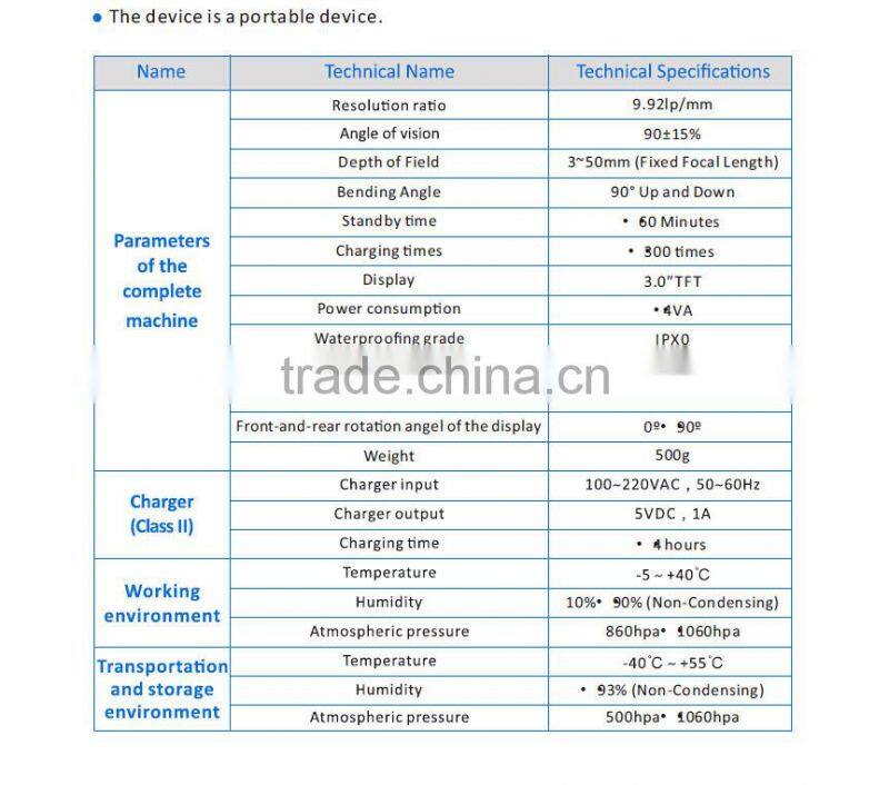 YSENT-TIC Hospital 4.0 inch LCD display Video Laryngoscope