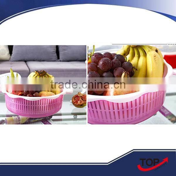 multifunctional plastic fruit colander with lid