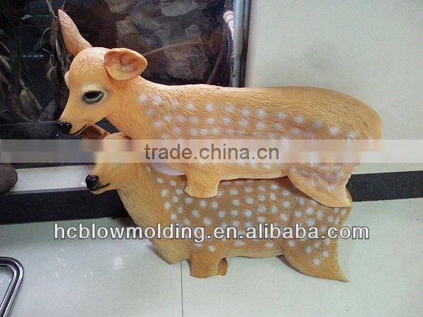 OEM Blow Molding Plastic Animal Decoy Bait The Deer Mould Design