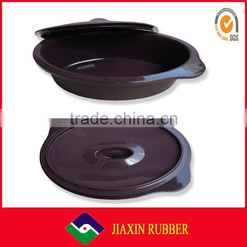 100% Food Grade Locked lids Silicone collapsible bowl