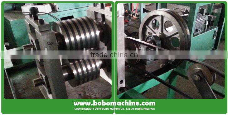 Strip slitting machine for metal flexible hose