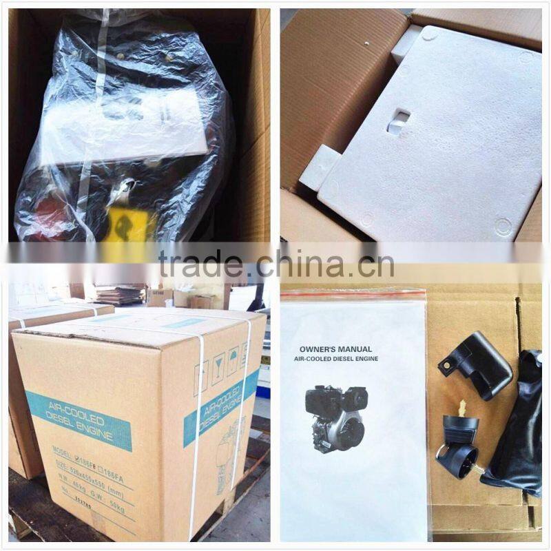 Excalibur China small Air Cooled 186FA Diesel Engine