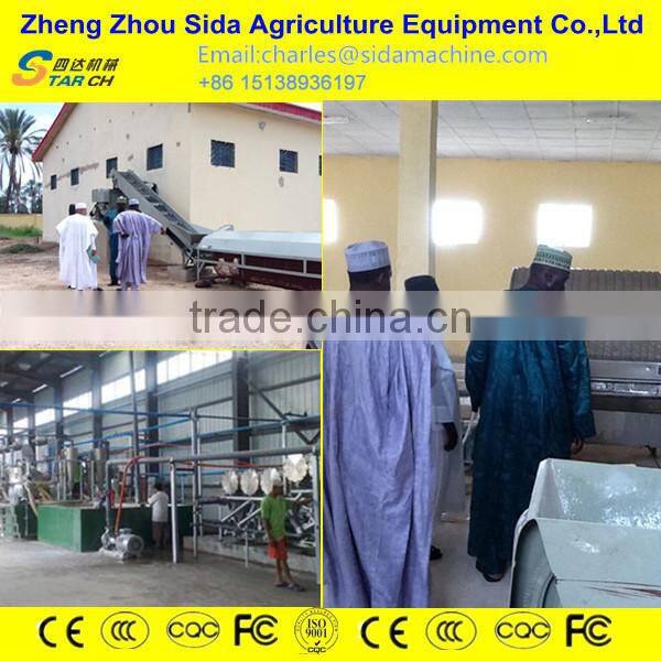 ISO certificate installation turnkey project cassava chips slicing machine