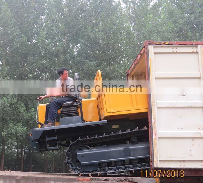 8 tons capacity China brand crawler dumper in stock for sale