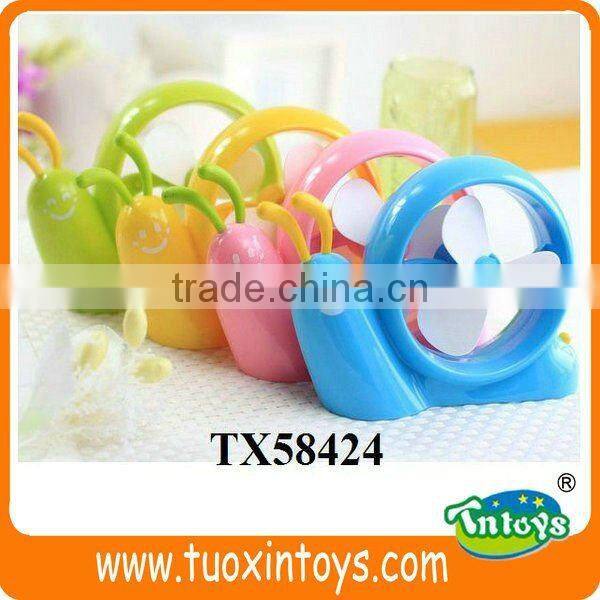 snail design kids toy fan