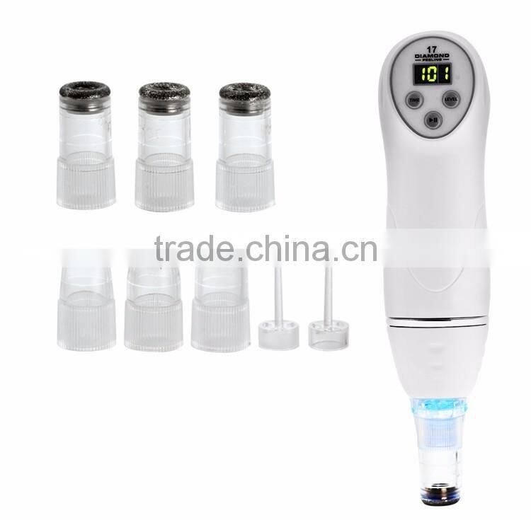 2017 Professional Portable Diamond Microdermabrasion Machine used beauty salon equipment Mini skin diamond peeling Machine