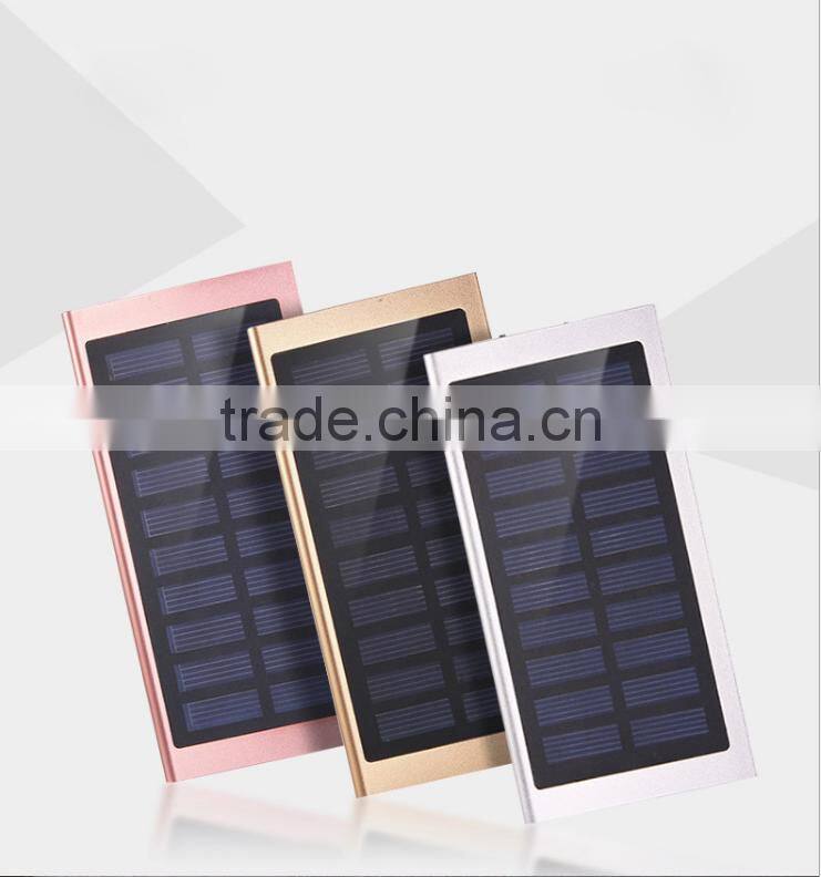 20000 mah extrathin solar power bank 2000mah
