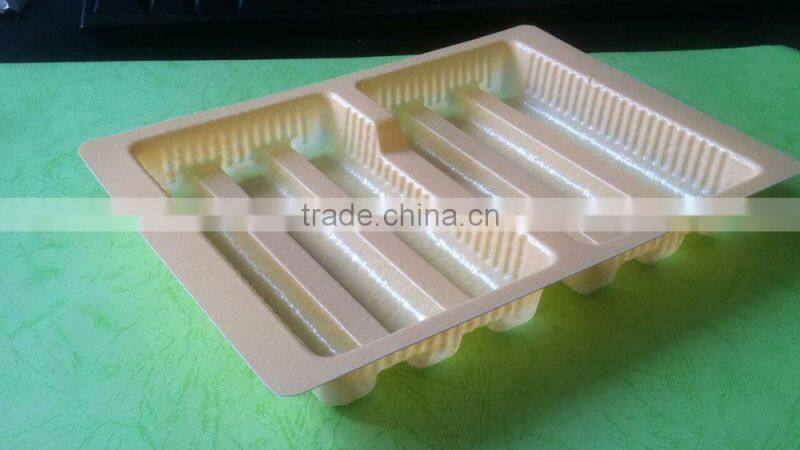 medical blister plastic tray with dividers for capsule packing