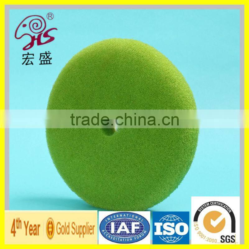 2016 new product Deep Red Sponge Buffing Pad nylon tape Foam Pad high quality