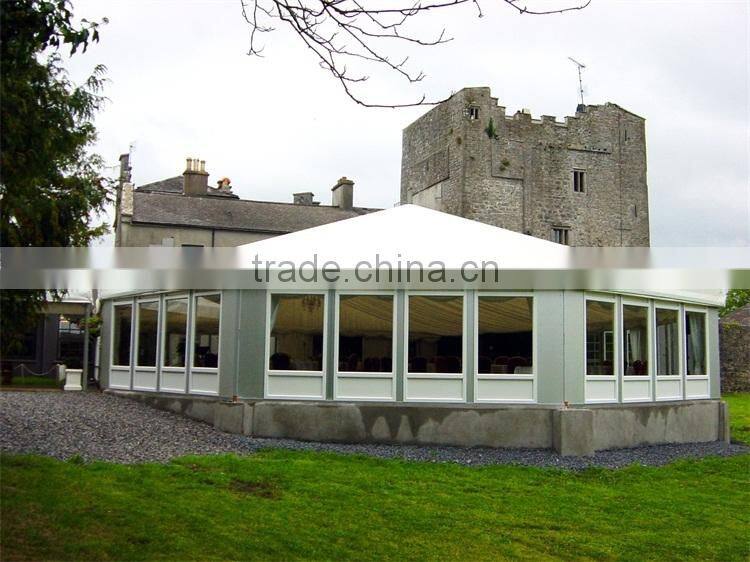 High class hot sale multi-sided hexagonal high peak pop up tent for events wedding party exhibition for sale