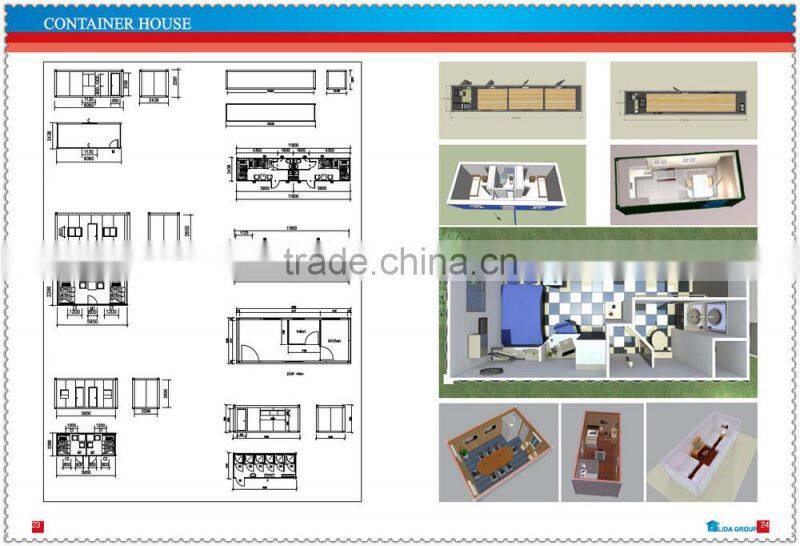 prefab container homes/container coffee shop/mobile houses in usa