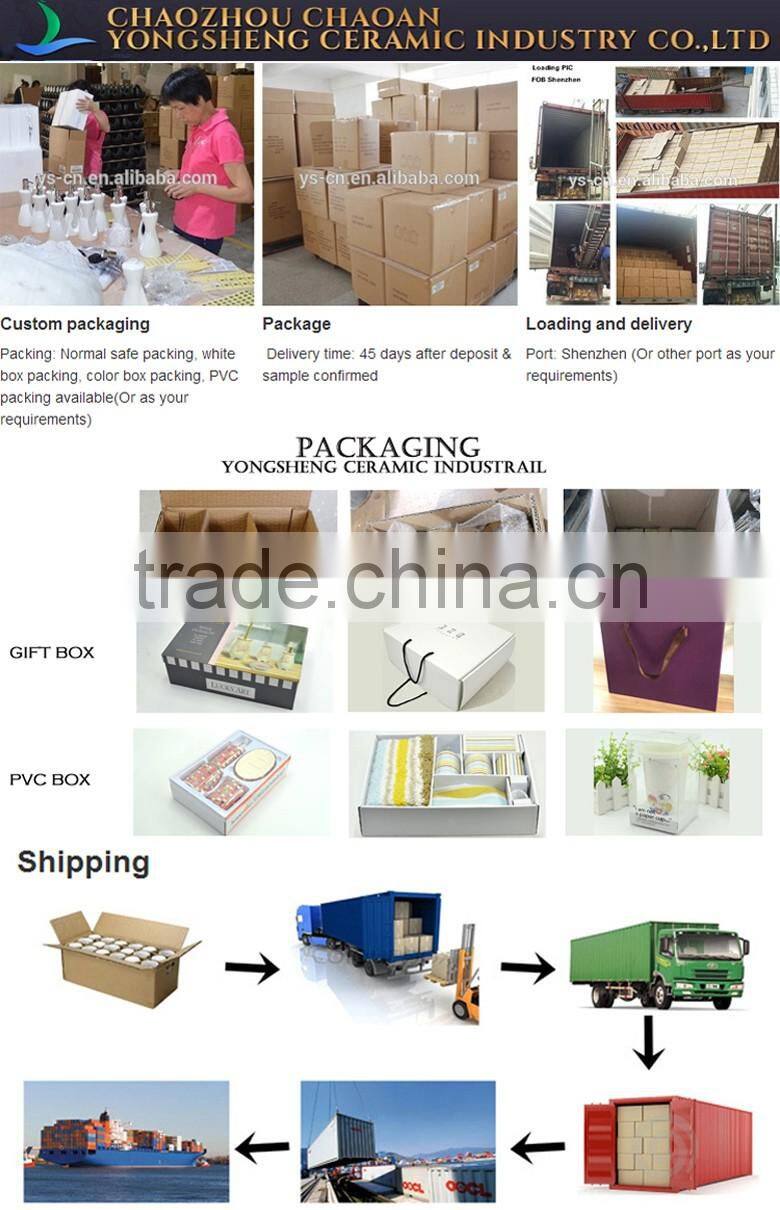 Professional best selling hand painted ceramic luxury bathroom sets wholesale