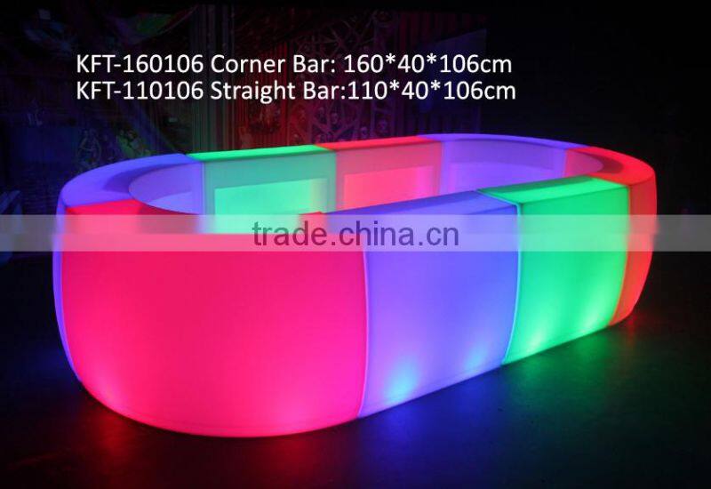 Mobile bar counter metal outdoor bar counter