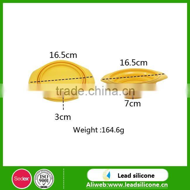 Multi-function Collapsible Silicone Bowls, Kitchen Foldable Bowls , Silicone Bowls With Lid