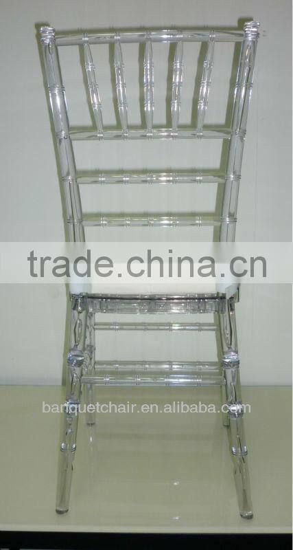 China Wholesale Transparent crystal Chiavari Chair