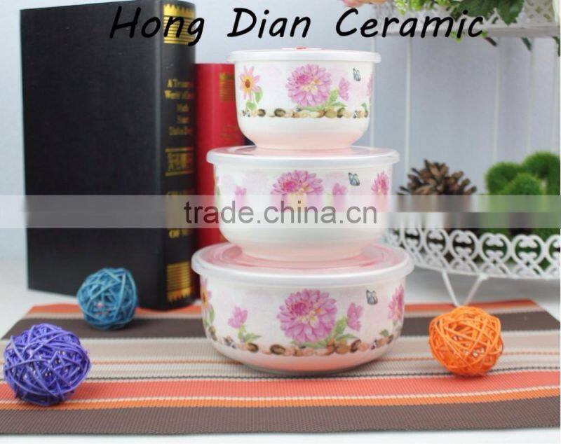 ceramic bowls with airtight lid