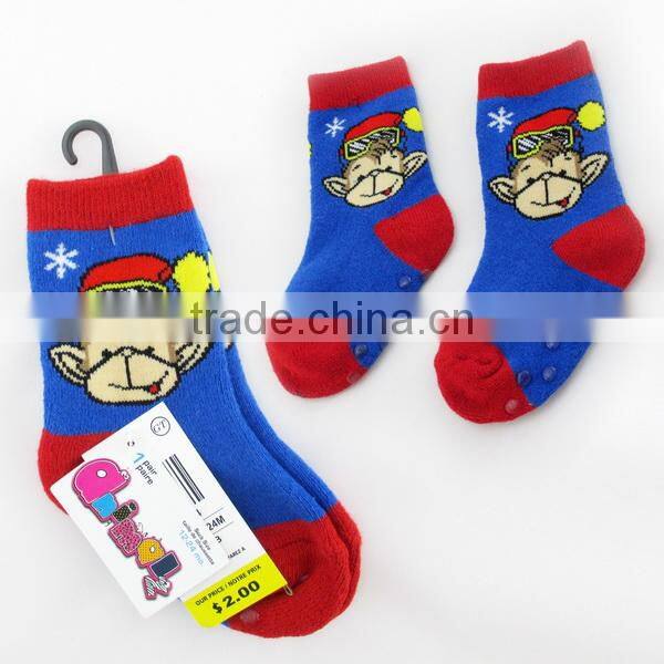 Monkey Pattern Cotton Baby Sock