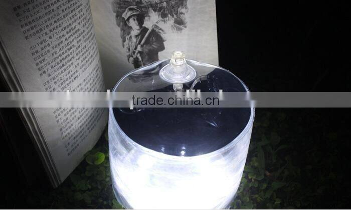 Factory Direct Sale Foldable Solar Inflatable Camping LED Lamp Outdoor Waterproof Portable Camping Colorful Night Light