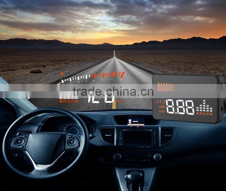 X5 hud 3" Screen Hud Head Up Car HUD Display black