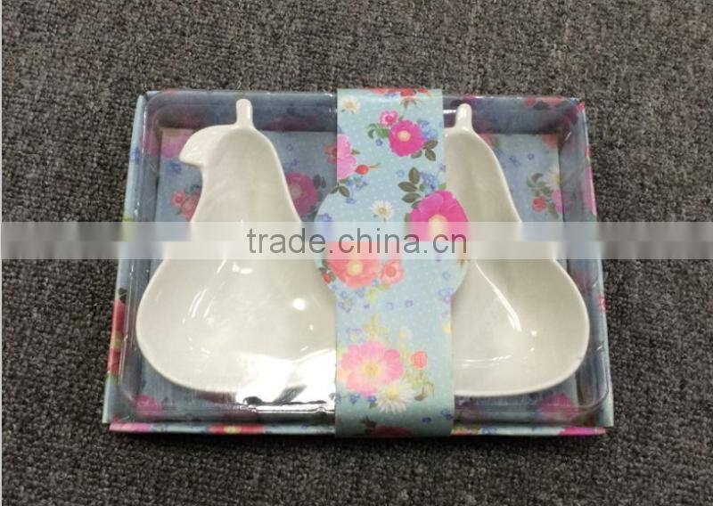 Ceramic chafing dish / white ceramic serving dishes bowls /letter dishes