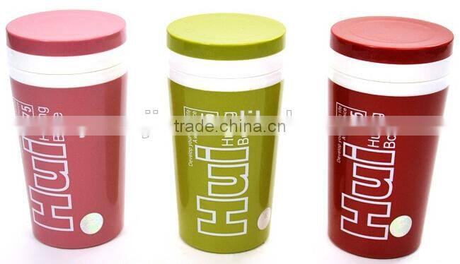 Supply fashion creative plastic double layer sealed thermal insulation Cup (275ml)