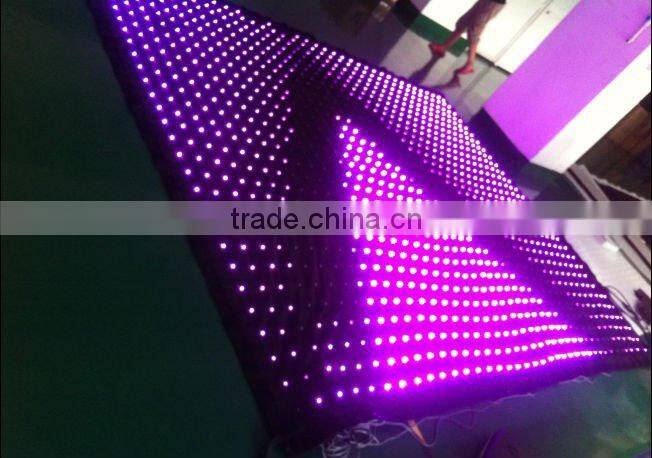 dmx starry deco soft led video led curtain light