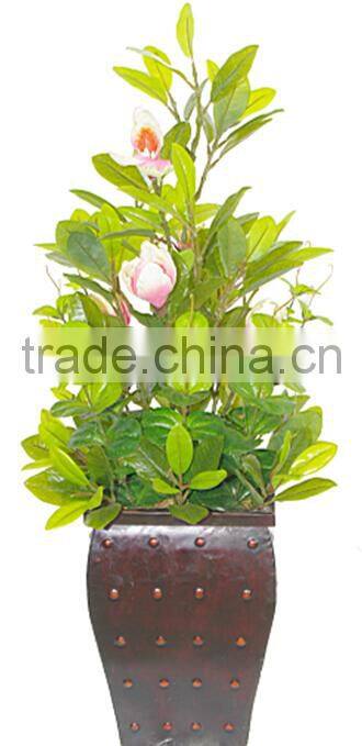 indoor Home garden decorative 250cm Height make artificial green live magnolia bonsai tree EXLYPZ06 0509