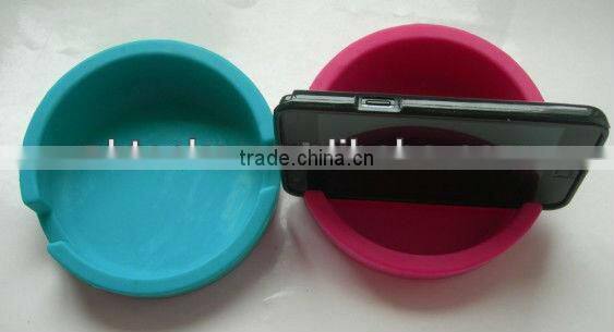 Hot sale different colors silicon desktop stand for i pad