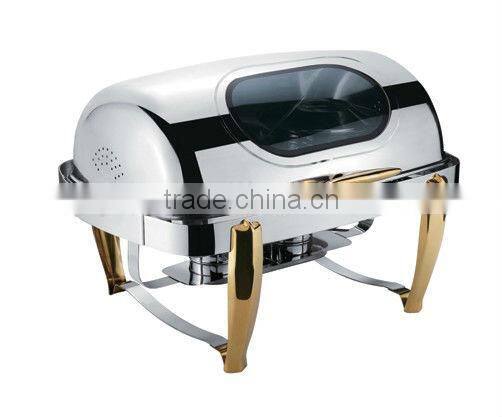Golden Palted High Quality stainless steel chafing dishes for catering equipment