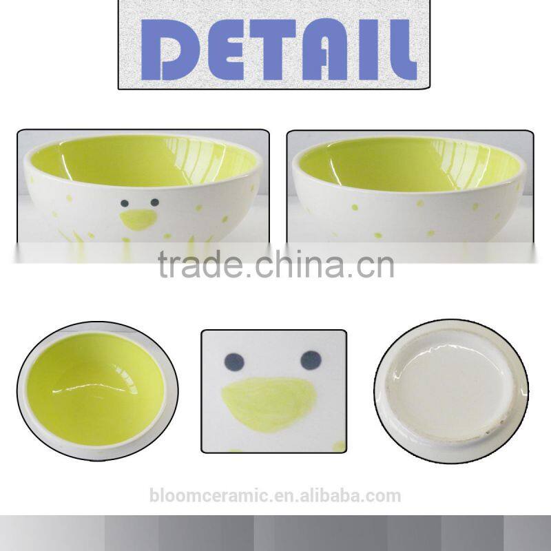 personalized bloom ceramic color inside bowl