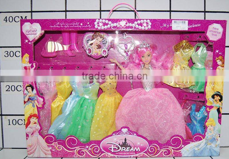 fashion silicone doll clothes set