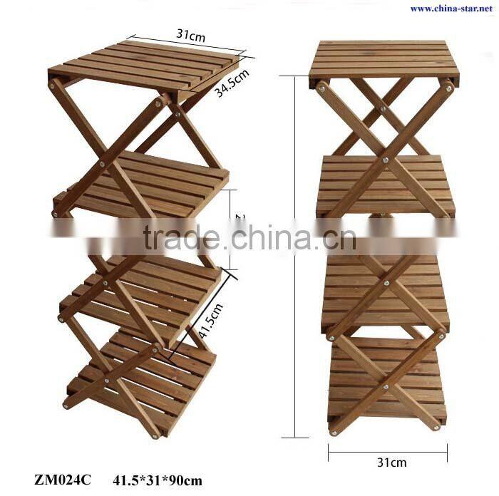 wooden flower display cabinet