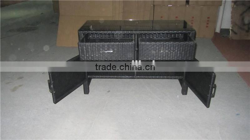 Hot Sale Garden Outdoor Accessory Rattan Cabinet